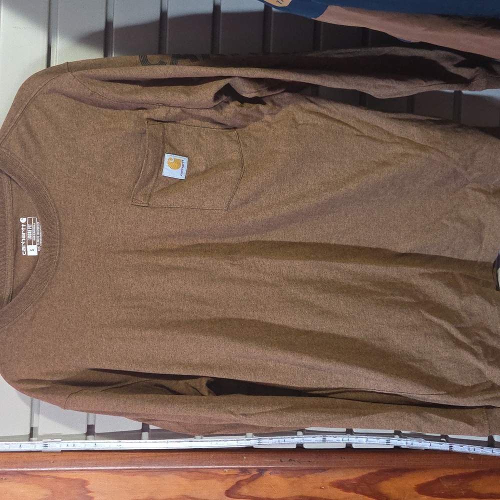 Carhartt Men's Chestnut Long Sleeve Tee